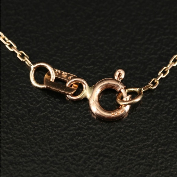 π 18 Karat Diamond single station necklace π - Picture 10 of 10